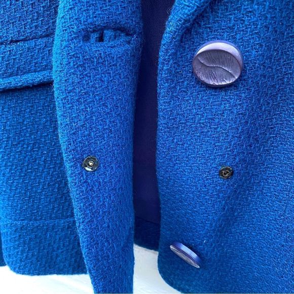 Vintage Capri L.J. Woolen Fabric Tweed Cropped Blazer Jacket - Picture 5 of 9